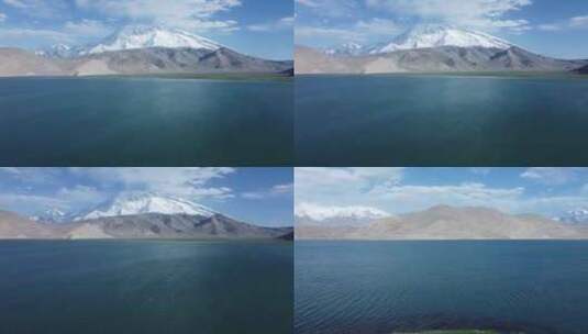 原创珠峰佩枯措湖与希夏邦马雪山航拍高清在线视频素材下载