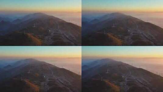 湖北利川齐岳山上的日出时刻高清在线视频素材下载
