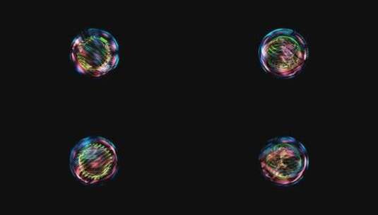 科幻球体。魔术球体。球体循环动画高清在线视频素材下载