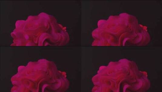 粉红玫瑰艺术：天鹅绒花瓣高清在线视频素材下载