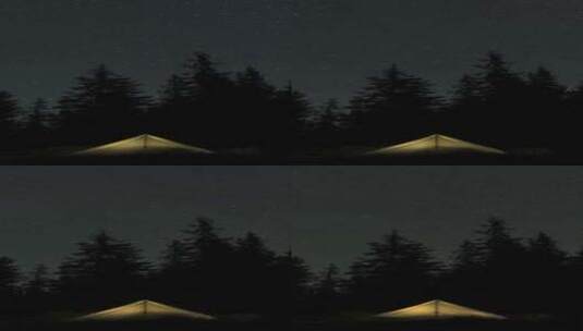 夜空中移动星星的时移高清在线视频素材下载