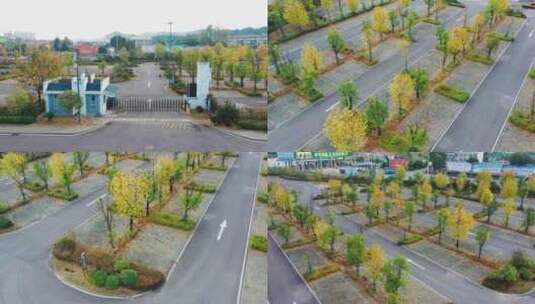 生态停车场高清在线视频素材下载