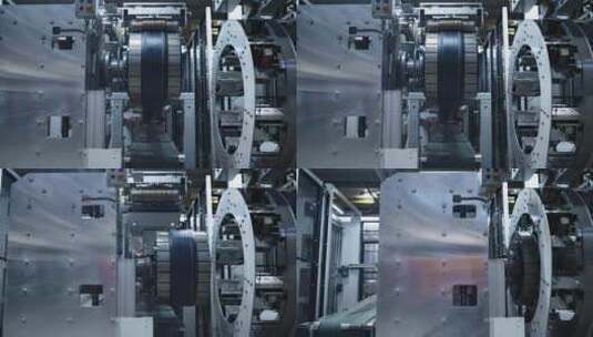 自动化轮胎制造生产工厂 【4K】高清在线视频素材下载