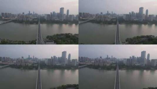 广东惠州合江日出航拍高清在线视频素材下载