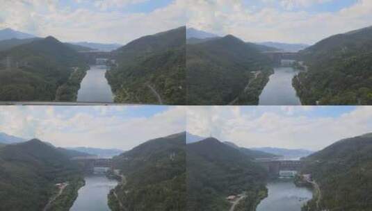 新丰江水库 河源 水库 青山绿水 生态高清在线视频素材下载