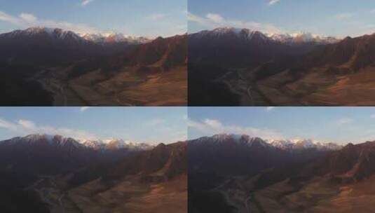 穿越西北——日照金山4k（DJI mavic 2pro）高清在线视频素材下载