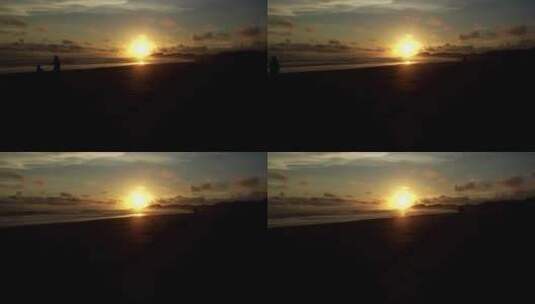 海边的日落高清在线视频素材下载