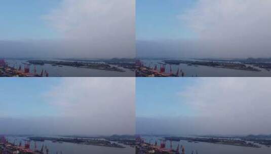 广东省广州市城市风光航拍高清在线视频素材下载
