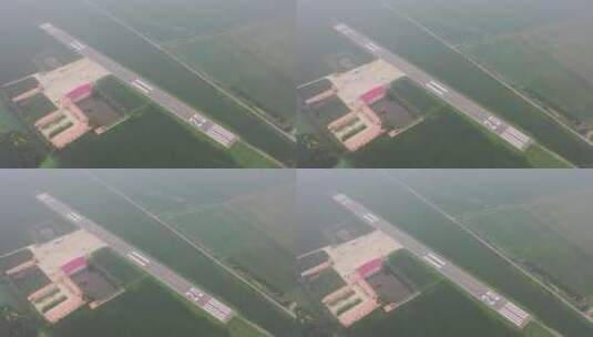 航拍通用航空机场高清在线视频素材下载