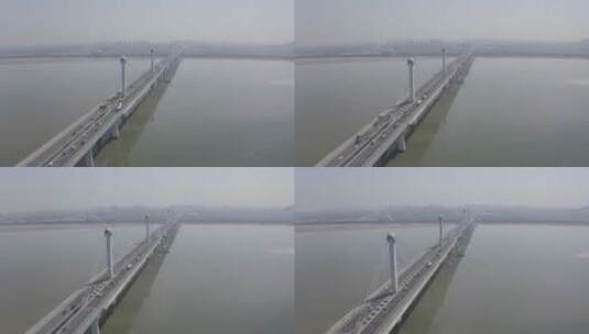 浙江下沙江东大桥高清在线视频素材下载