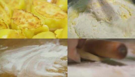 玉米煎饺玉米饺子高清在线视频素材下载