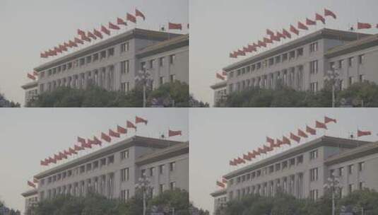 天安门红旗 大气北京 国庆高清在线视频素材下载