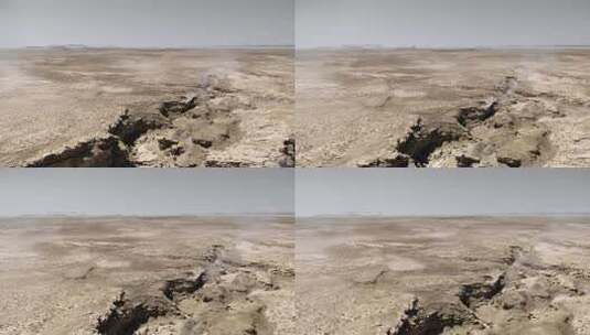 干涸的西北荒漠大地高清在线视频素材下载