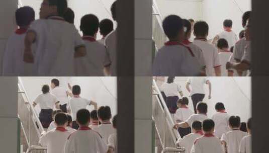 学校六一小学中学校园生活学生时代高清在线视频素材下载