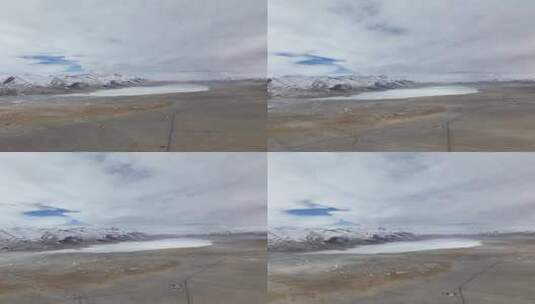 西藏阿里地区普兰县公珠错航拍延时高清在线视频素材下载