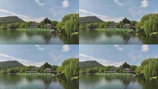 杭州西湖夏季风光高清在线视频素材下载