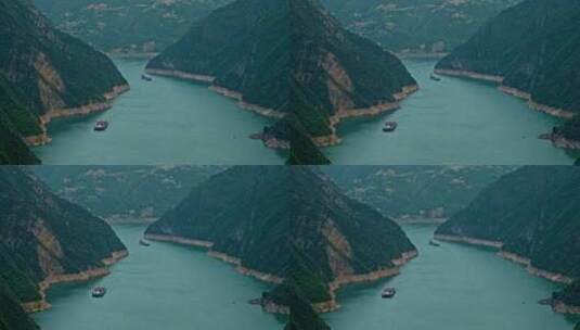 四川重庆瞿塘峡景点4K视频高清在线视频素材下载