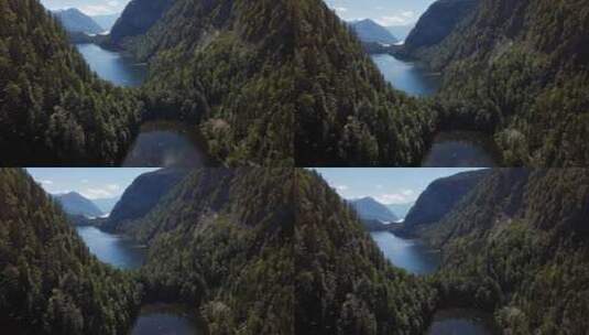 奥地利托普利茨湖和坎默湖的天线高清在线视频素材下载