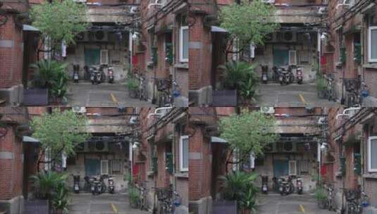上海弄堂场景高清在线视频素材下载