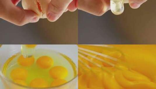 鸡蛋 鸡蛋液掉落 打鸡蛋液高清在线视频素材下载