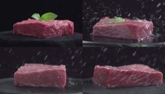 牛肉牛排高清在线视频素材下载