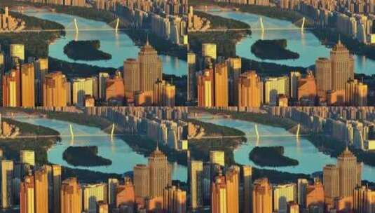 4K高清航拍沈阳宣传片摩天大楼城市建设高清在线视频素材下载