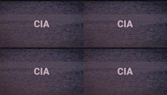 Cia，字体，书面，屏幕高清在线视频素材下载