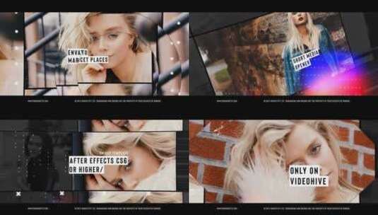 时尚动感城市宣传片图文展示AE模板高清AE视频素材下载