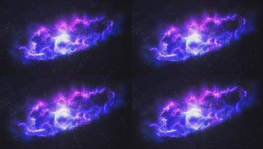 宇宙银河星星星光粒子特效时空4KAE工程高清AE视频素材下载