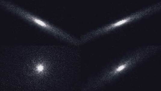 黑色背景上有白色星尘的抽象星系高清在线视频素材下载