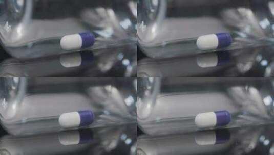 玻璃容器中的药物高清在线视频素材下载