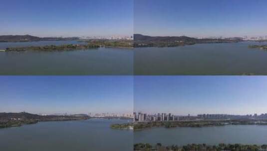 苏州石湖4k航拍空镜高清在线视频素材下载
