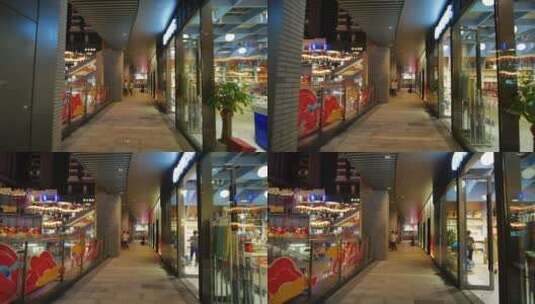 广西南宁中山路万象汇商场商城广场高清在线视频素材下载