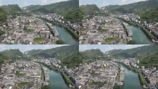 贵州黔东南镇远古镇5A景区航拍高清在线视频素材下载