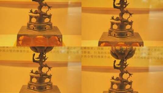 杭州西湖雷峰塔，文物等高清在线视频素材下载