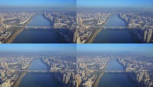 湖南衡阳城市航拍视频高清在线视频素材下载