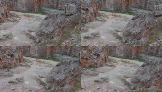 山西花岗岩实地视频拍摄高清在线视频素材下载