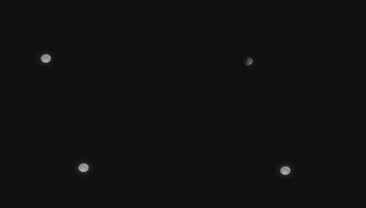 月亮延时8K夜晚星空意境实拍高清在线视频素材下载