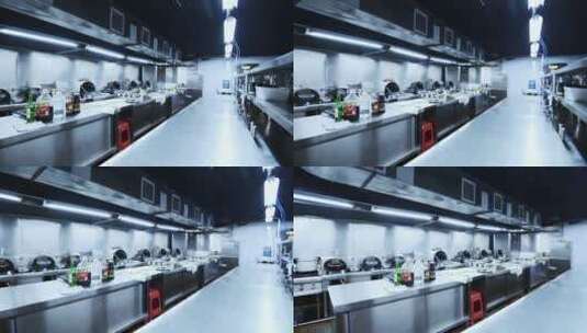 中式餐厅厨房后厨高清在线视频素材下载