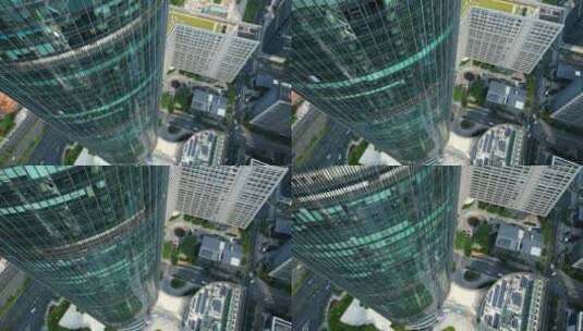 广西绿城南宁航拍园林城市现代化高楼建筑群高清在线视频素材下载