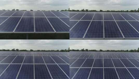 新能源太阳能发电站光伏发电高清在线视频素材下载