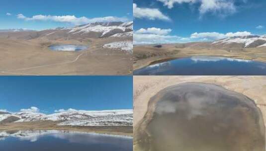 湖泊天空之镜高清在线视频素材下载