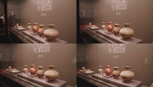 湖南省博物馆历史文物高清在线视频素材下载