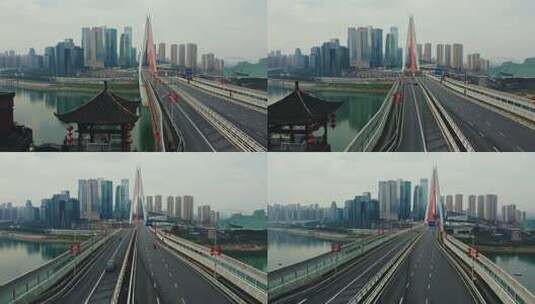 航拍重庆大景高清在线视频素材下载