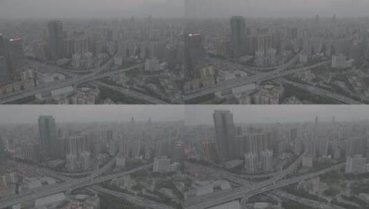 LOG格式广州中山一路立交桥高清在线视频素材下载
