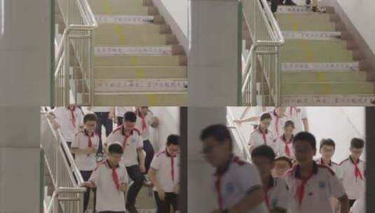 学校六一小学中学校园生活学生时代高清在线视频素材下载