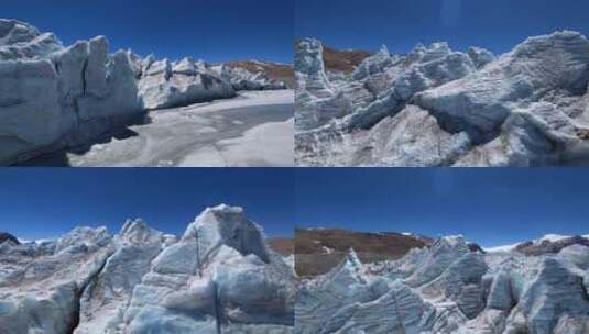 航拍西藏林芝南迦巴瓦雪山冰川高清在线视频素材下载
