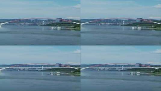 竖屏重庆桥梁高清在线视频素材下载