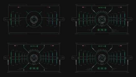 HUD驾驶舱合成目标屏幕特效科技未来高清在线视频素材下载