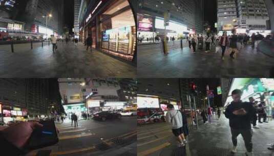 香港街景摄影师第一视角高清在线视频素材下载